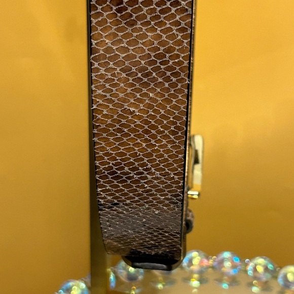 Michael Michael Kors Snake Print Belt Approx. 41” long - Picture 10 of 10